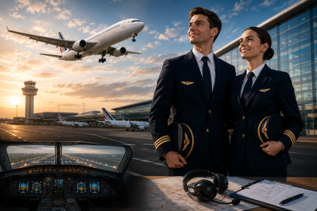Cadets Air France : le guide le plus complet pour réussir la sélection (PSY0, PSY1, PSY2, anglais, entretien, préparation) Cadets air france guide