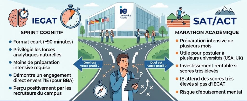IEGAT ou SAT/ACT : faire le choix stratégique pour votre admission