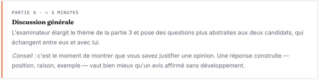 L'épreuve Speaking en détail