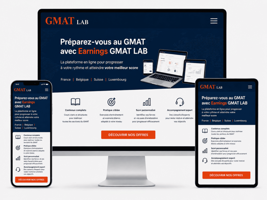 Préparation au GMAT - GMAT First - Test GMAT