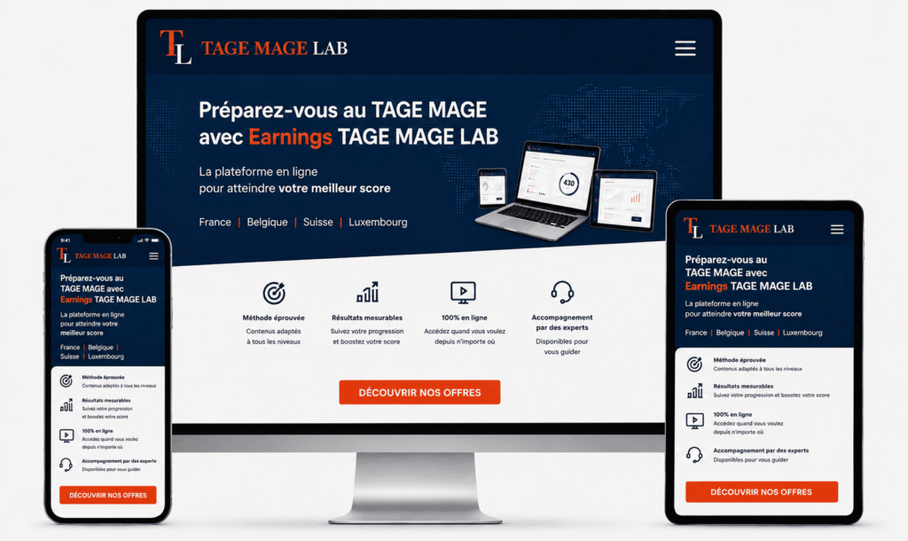 TAGE MAGE - Préparation au TAGE MAGE