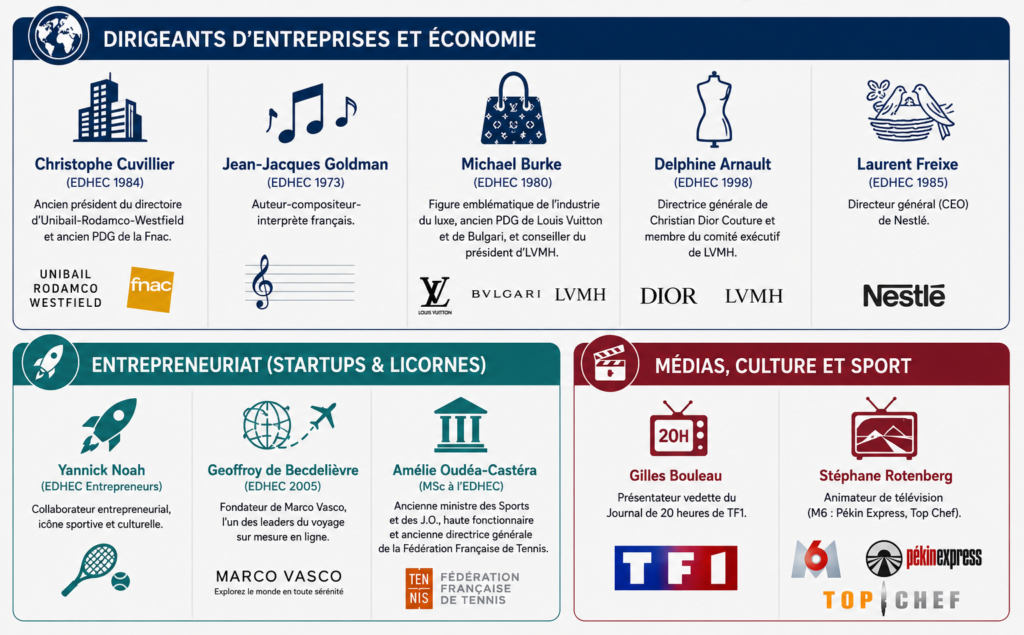 ils ont étudié à l'edhec
