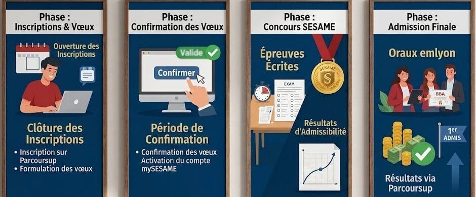 calendrier d'admission global BBA