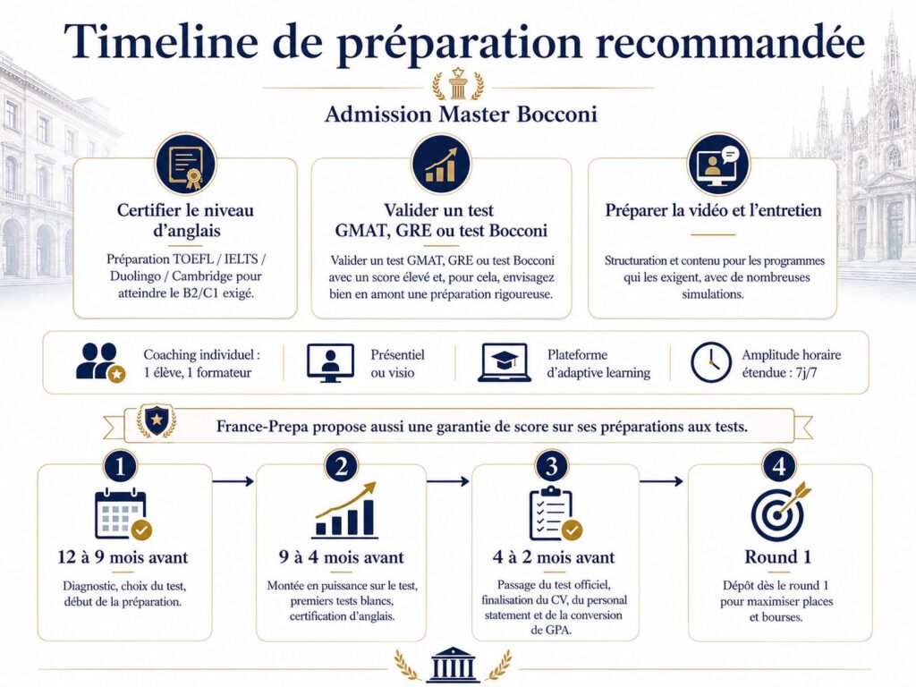 Stratégie de candidature en Master Bocconi