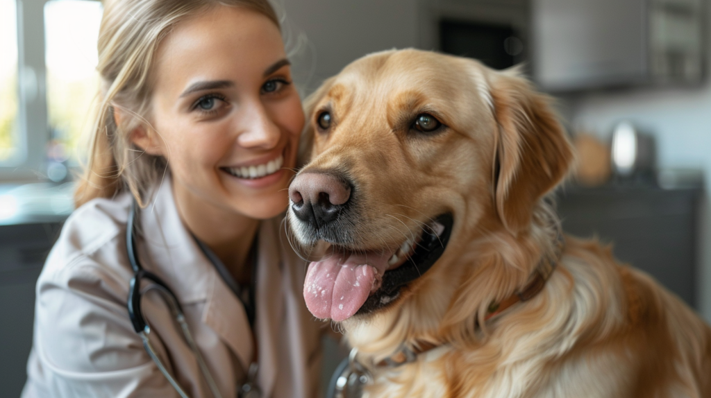 Concours vétérinaire post bac - veterinaire avec un labrador